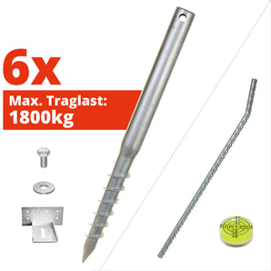 6er Set / Größe (Maße) 3x2 m